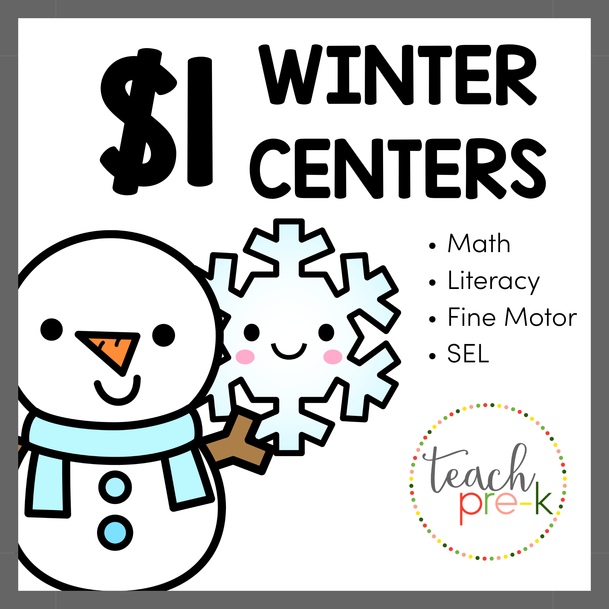 $1 Winter Centers