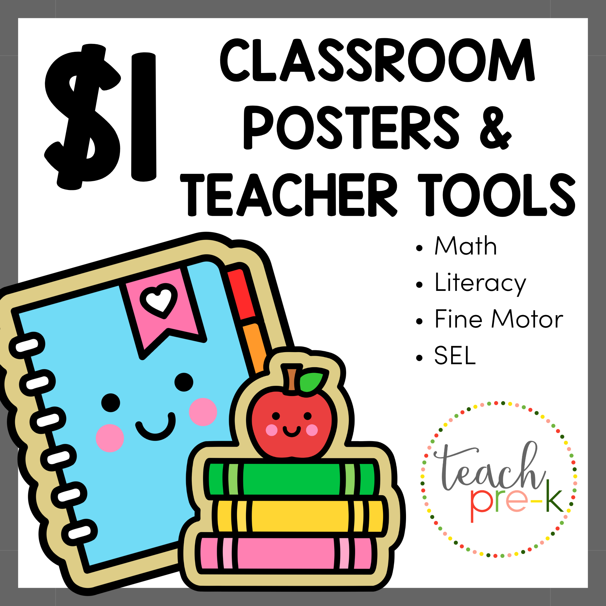 $1 Classroom Posters & Teacher Tools