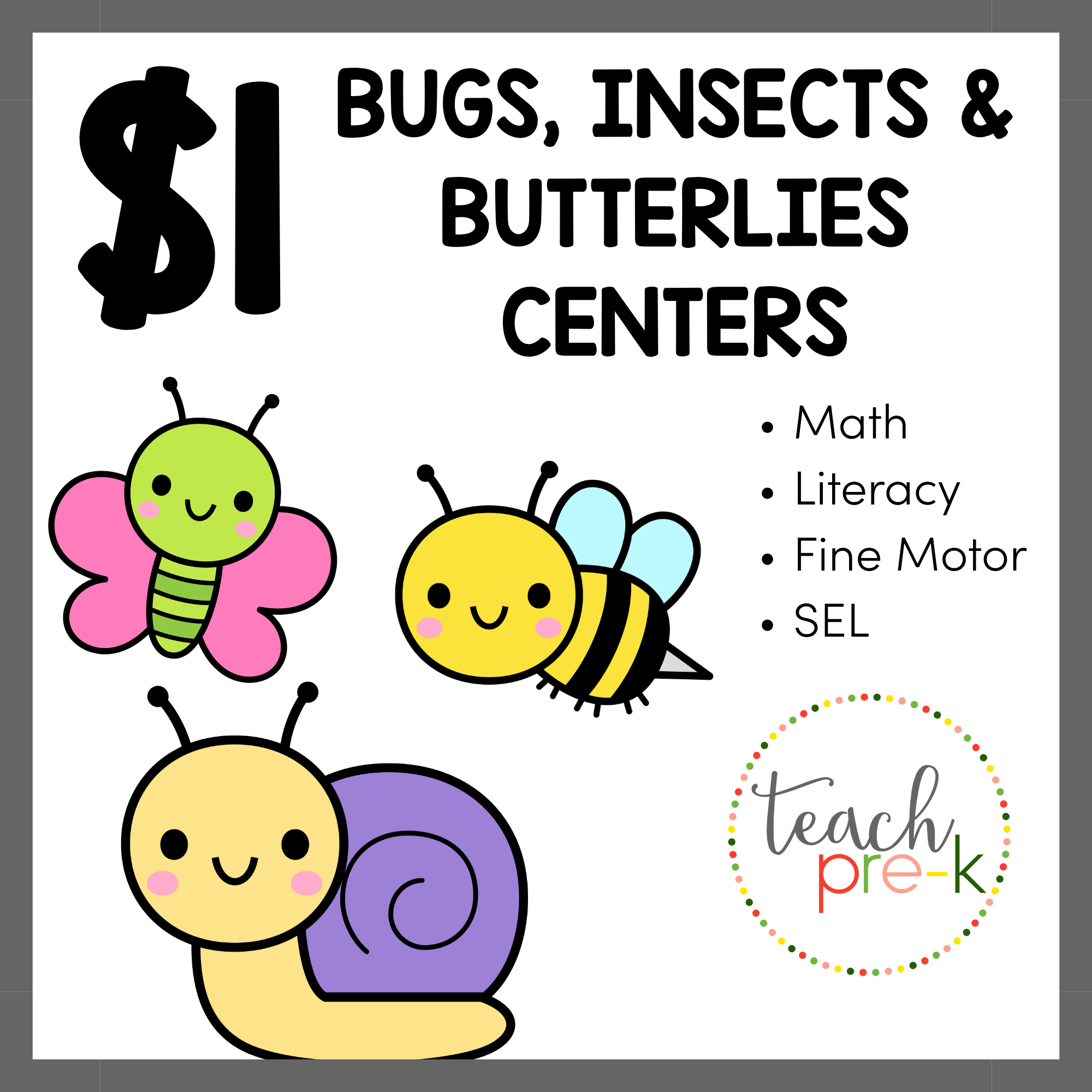 $1 Bugs, Insects, & Butterflies