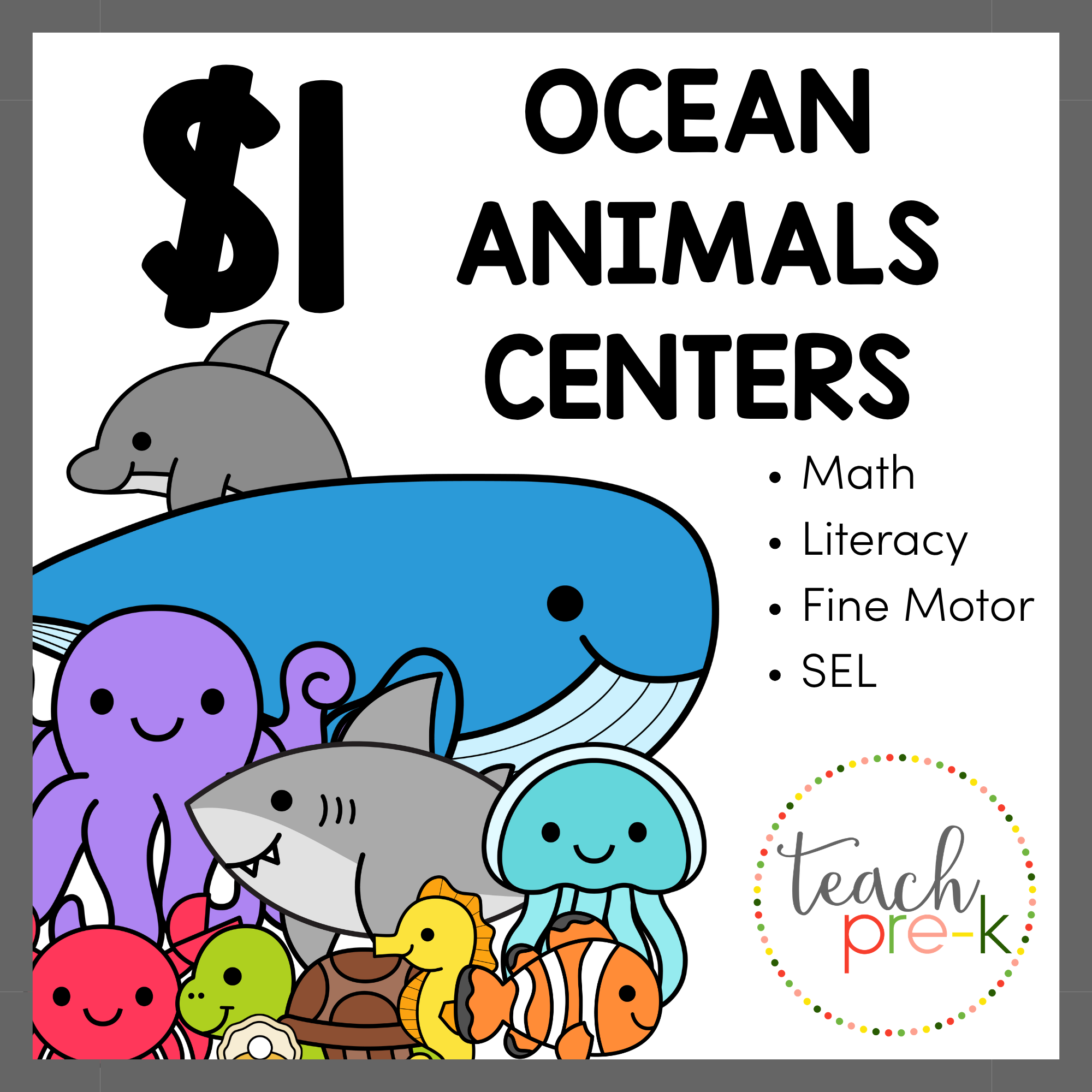 $1 Ocean Animals
