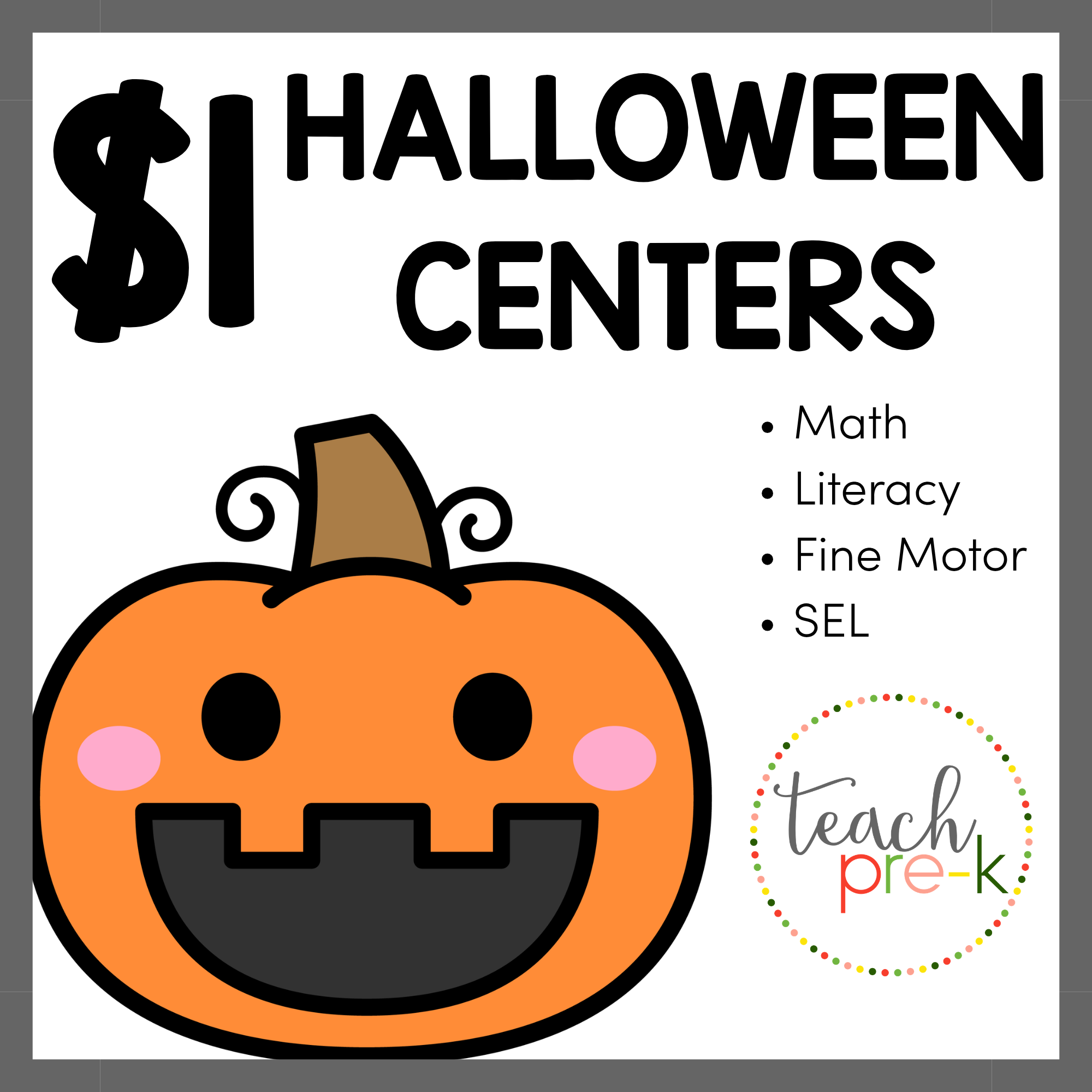 $1 Halloween Centers