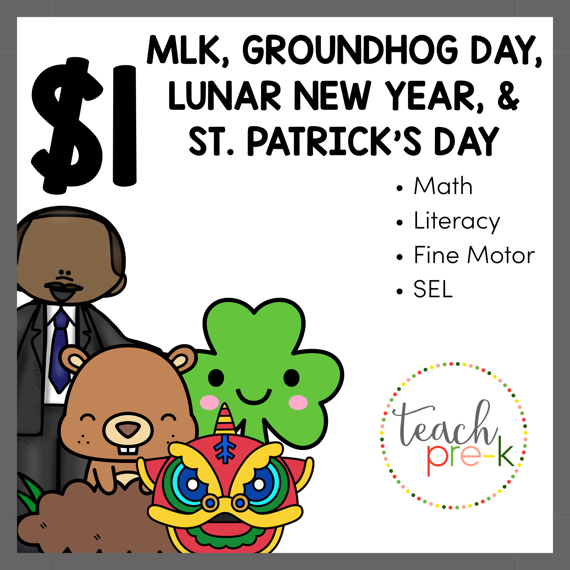 $1 MLK, Groundhog, St. Pats, Lunar NY Centers