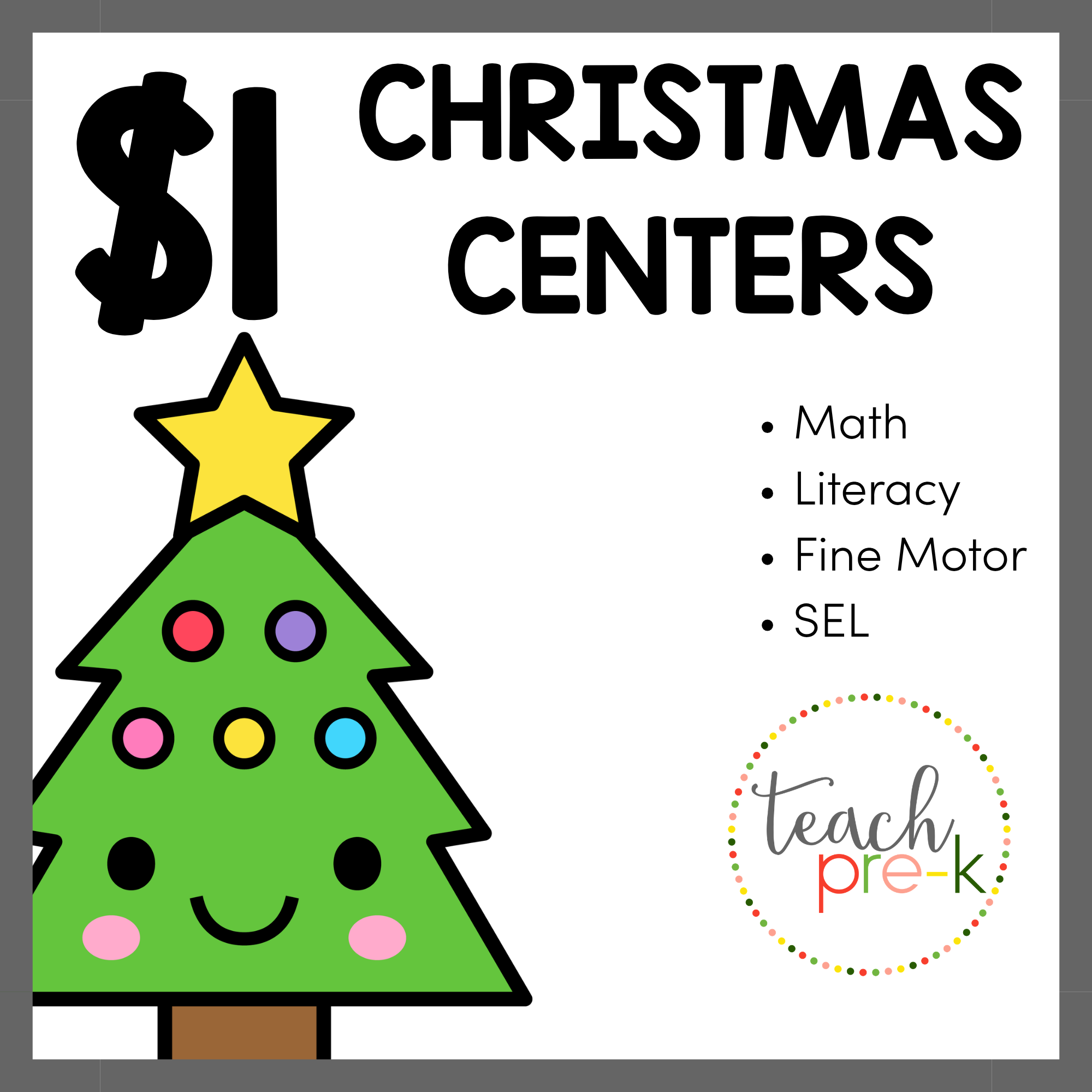 $1 Christmas Centers