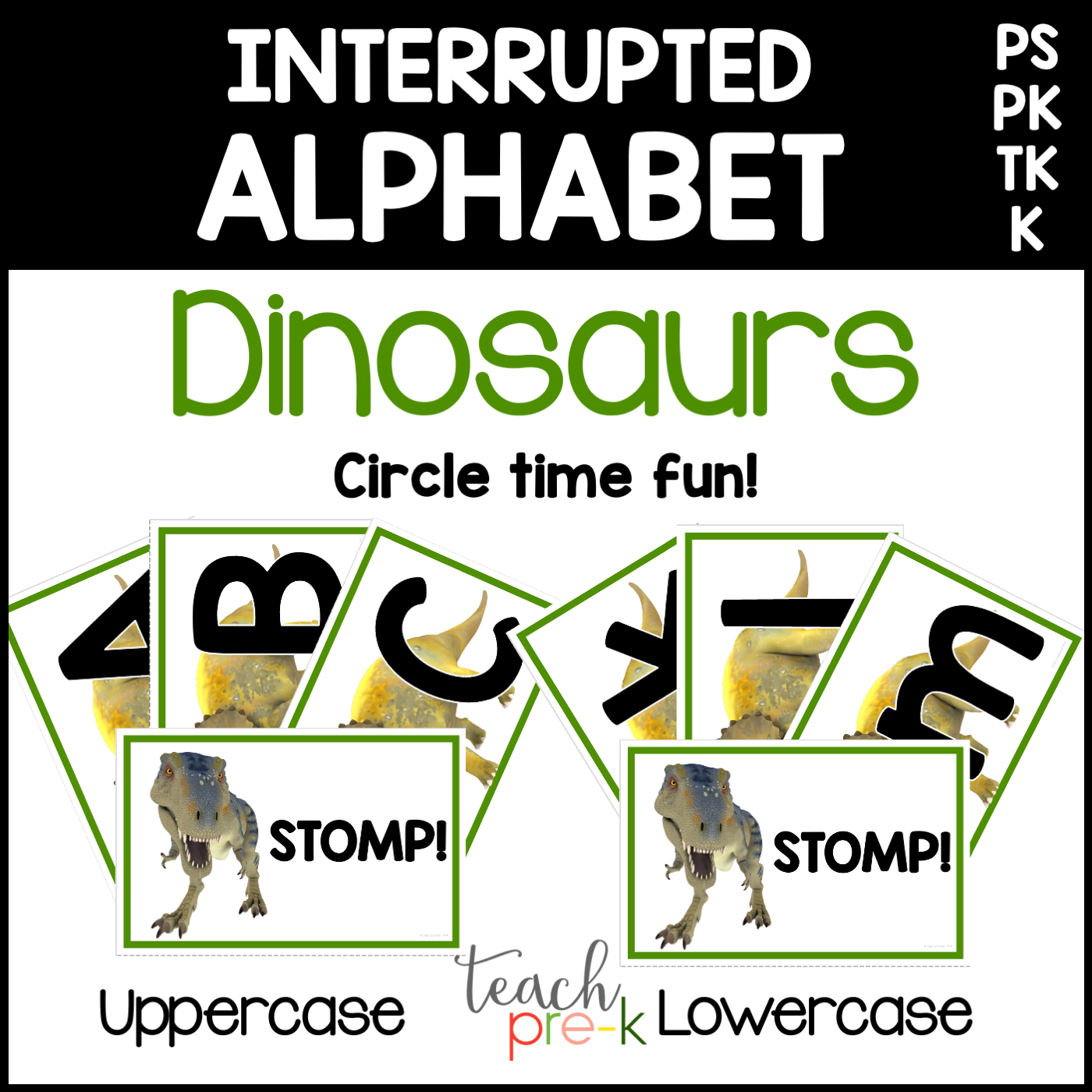 Dinosaurs Interrupted Alphabet
