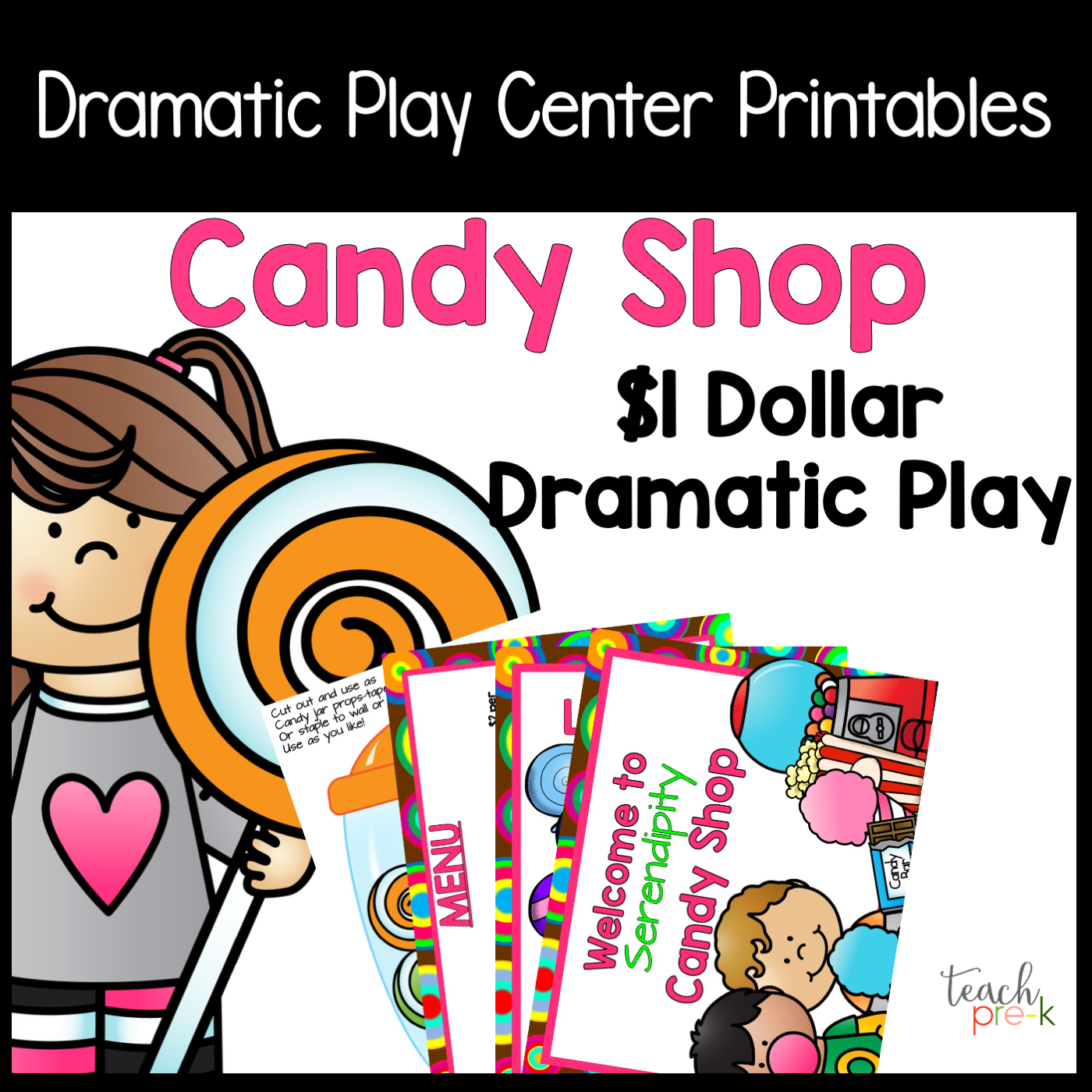 Candy Shop Dramatic Play Set