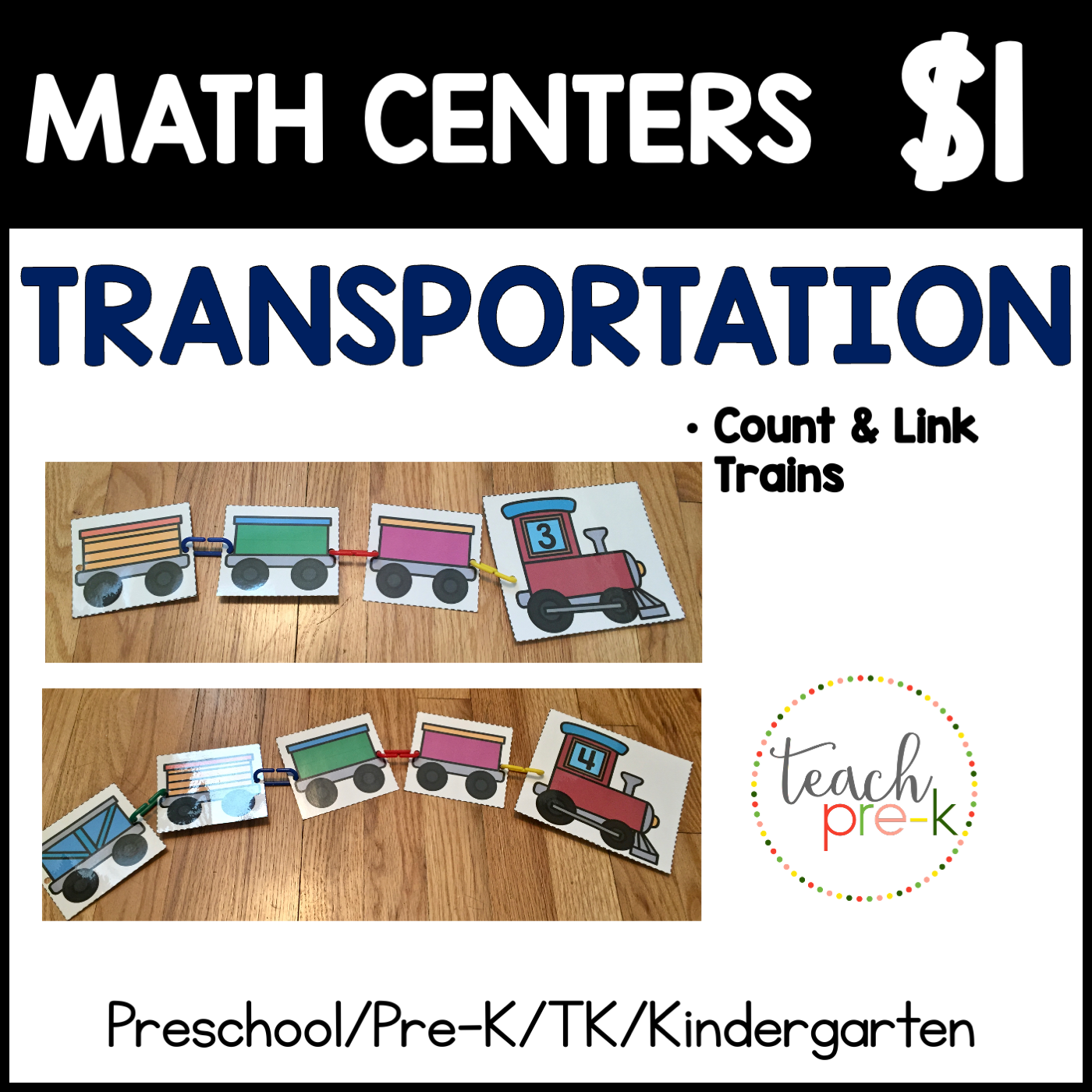 Transportation Math Centers/Count & Link Trains