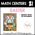 Easter Math Centers/Number Sense: Fill a Basket!