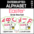 Easter Interrupted Alphabet