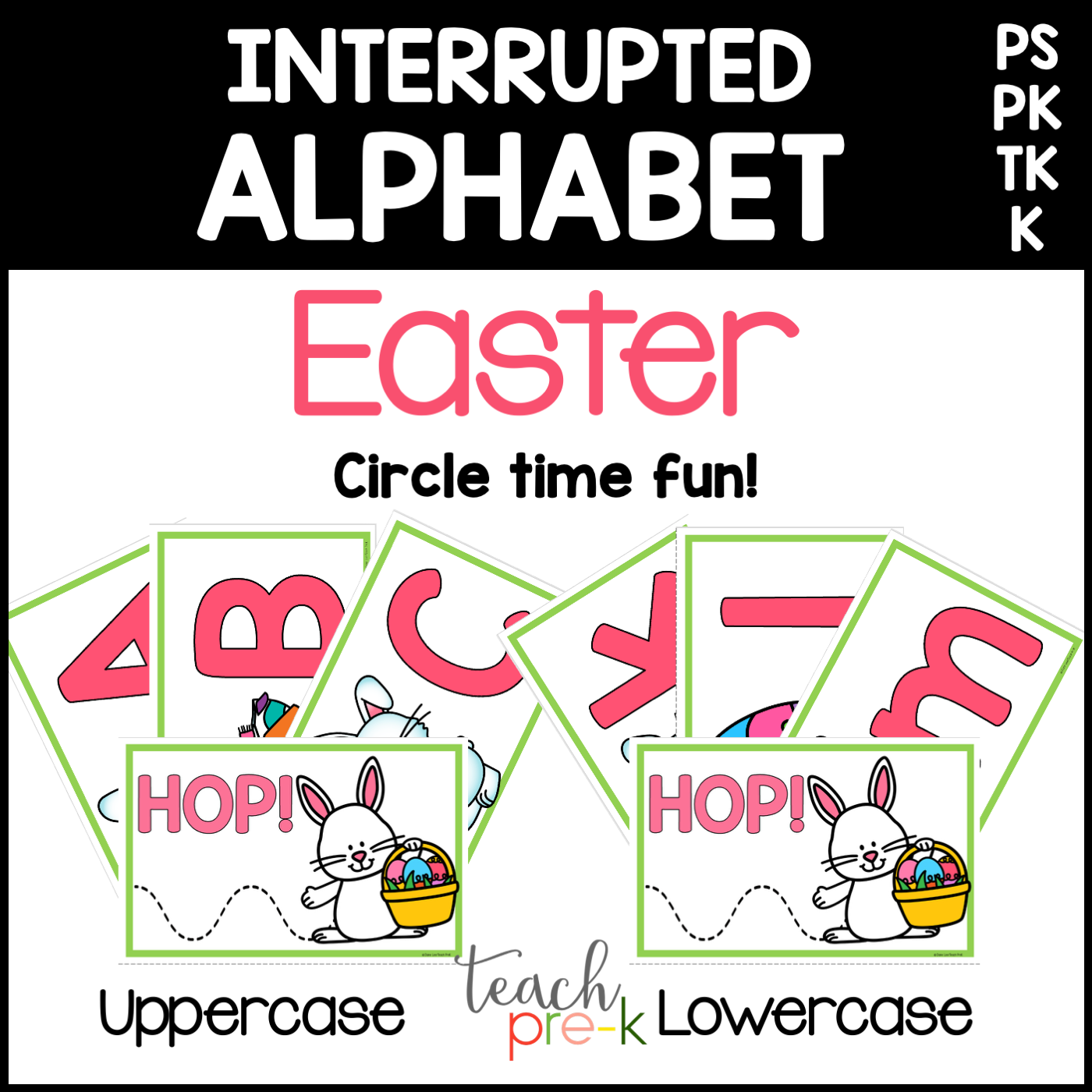 Easter Interrupted Alphabet