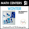 Winter Math Centers/Yeti Measure & Compare