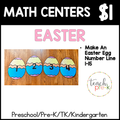 Easter Math Centers/Make a Number Line 1-15