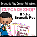 Cupcake Shop Dramatic Play Set