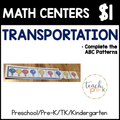 Transportation Math Centers/Complete the ABC Patterns