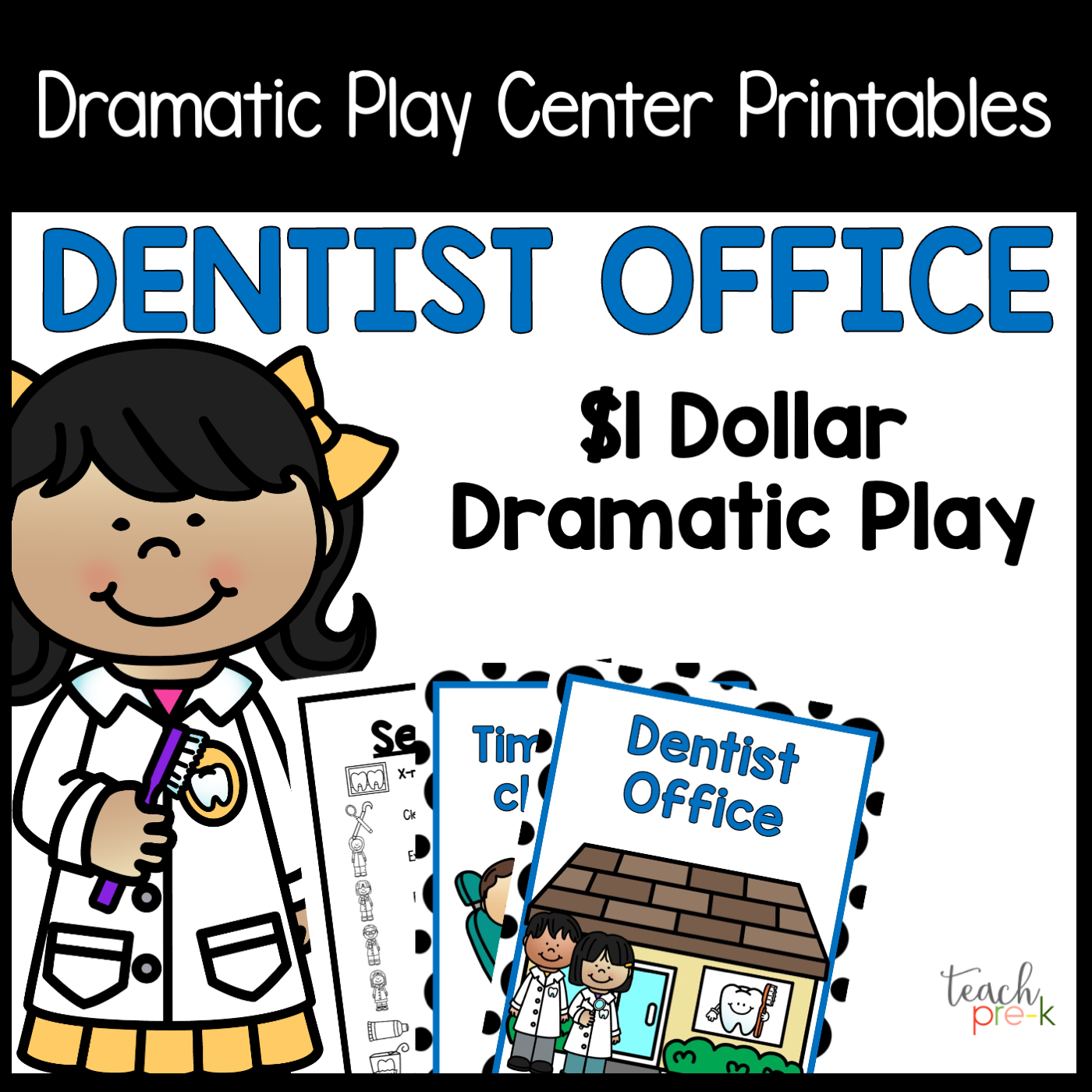 Dentist Office Dramatic Play Set
