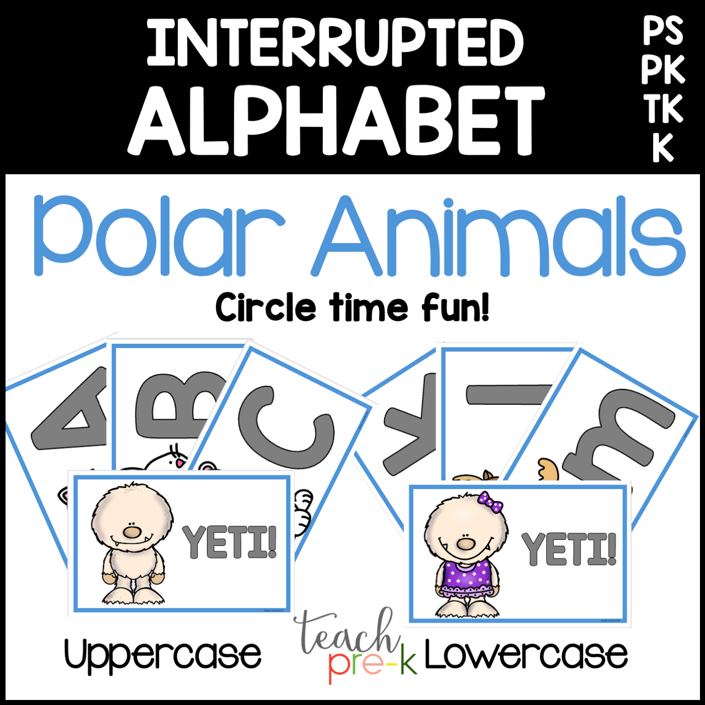 Polar Animals Interrupted Alphabet