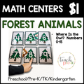 Forest Animals Math Centers/Where is the Owl? Numbers 1-15