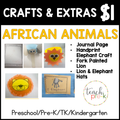 African Animals Crafts