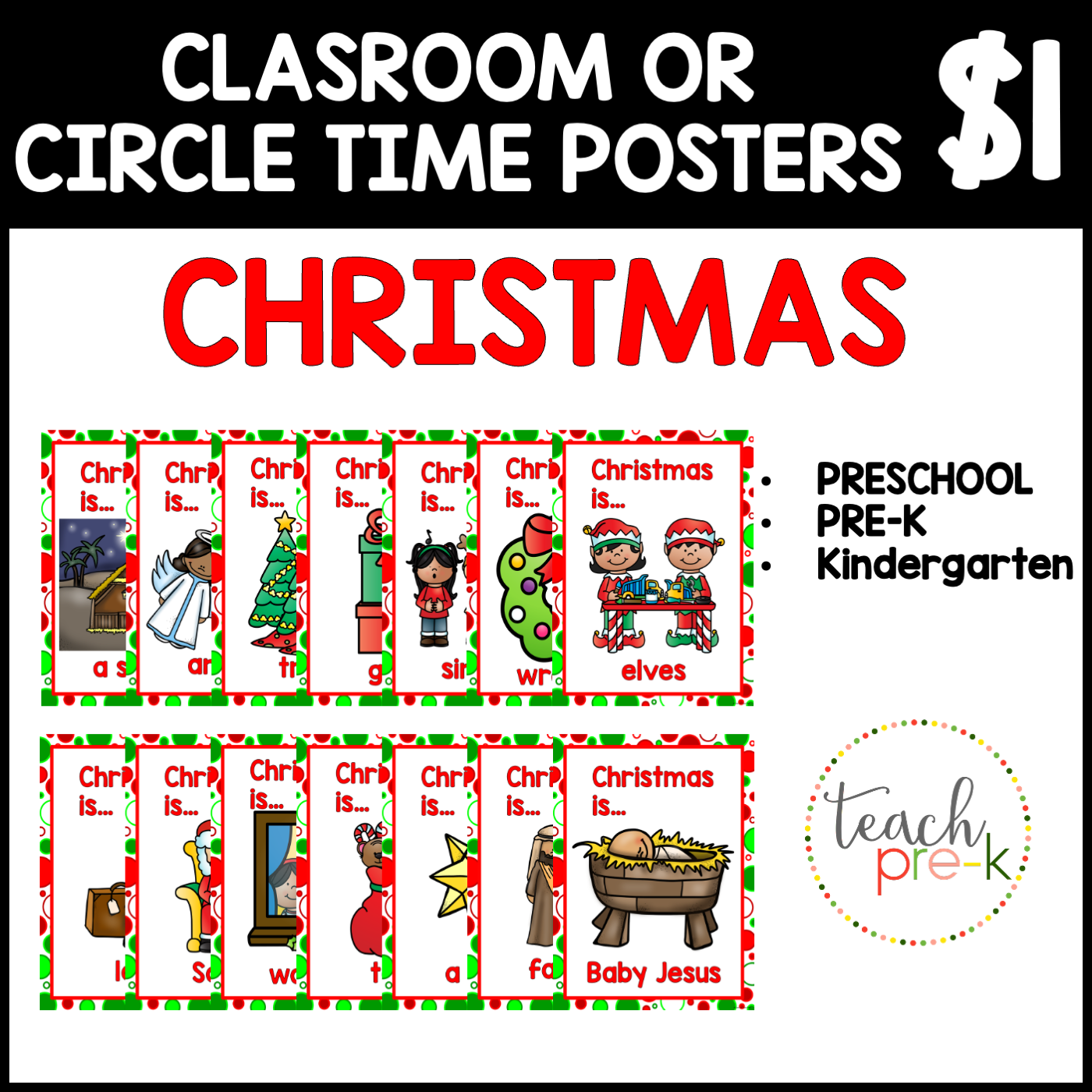 Christmas Classroom Posters