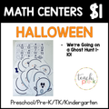 Halloween Math Centers/Going on a Ghost Hunt!