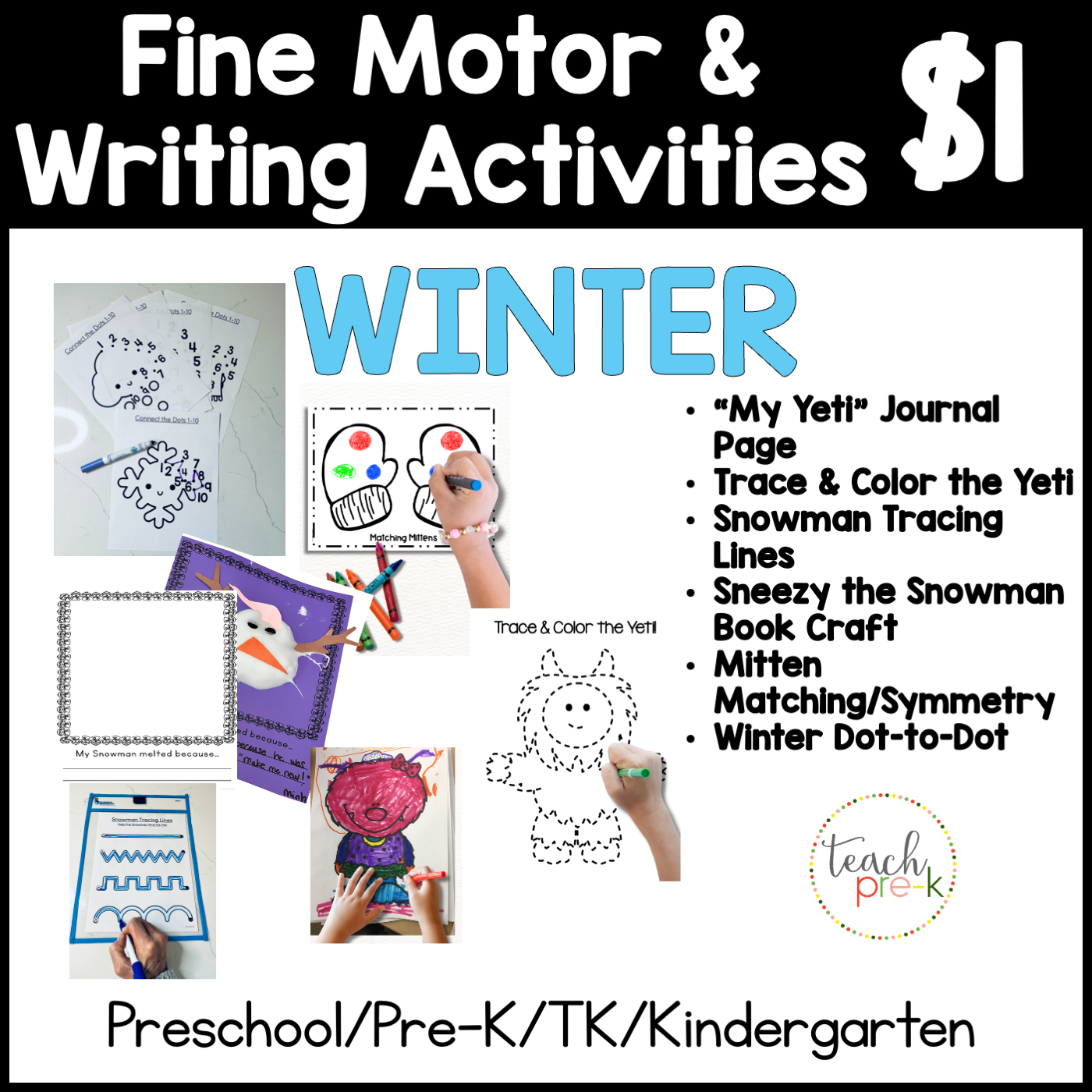Winter Fine Motor & Writing