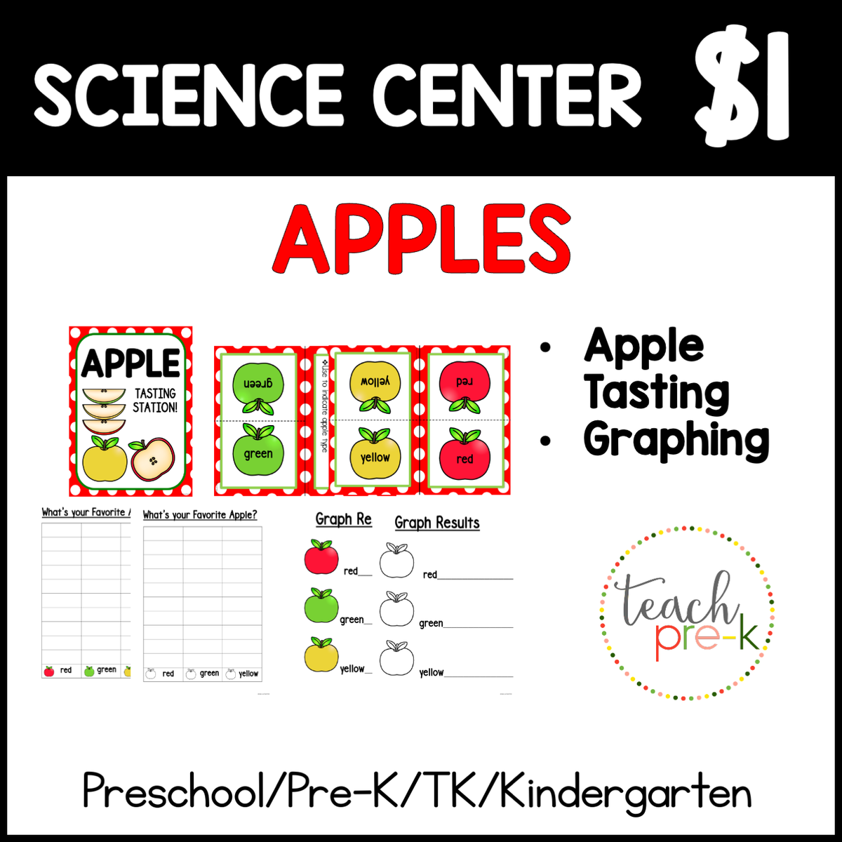 Apples Science Centers/Apple Taste & Graph Kit