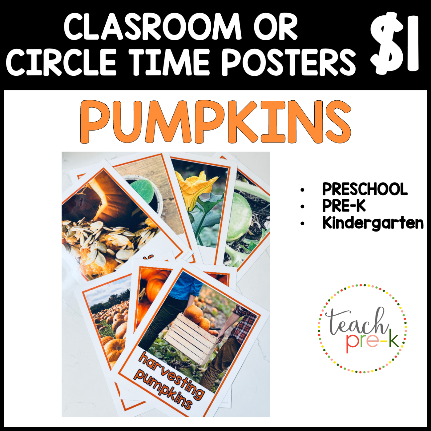 Pumpkins Classroom Posters