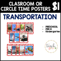 Transportation Classroom Posters