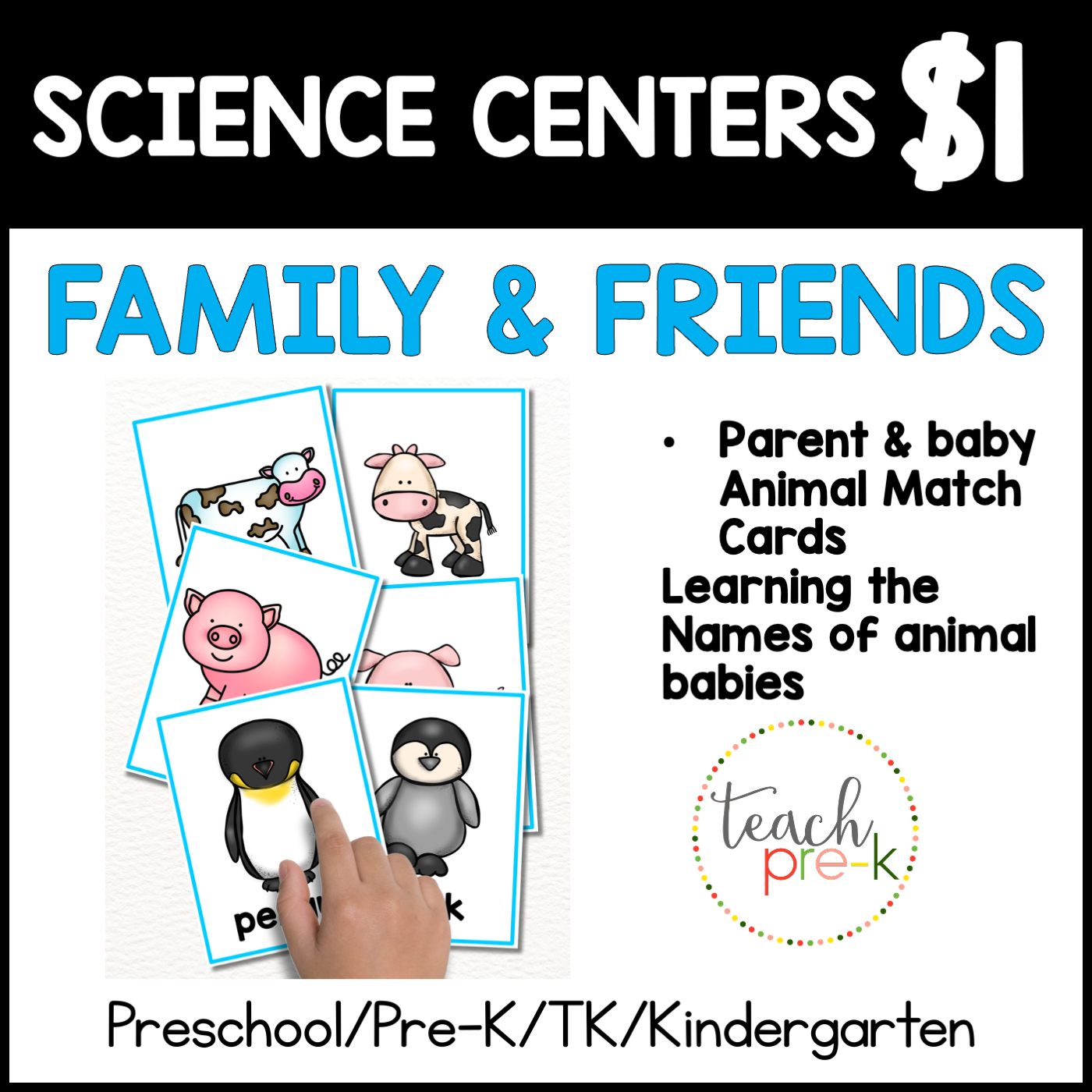 Family & Friends Science Centers/Adult & Baby Animal Names