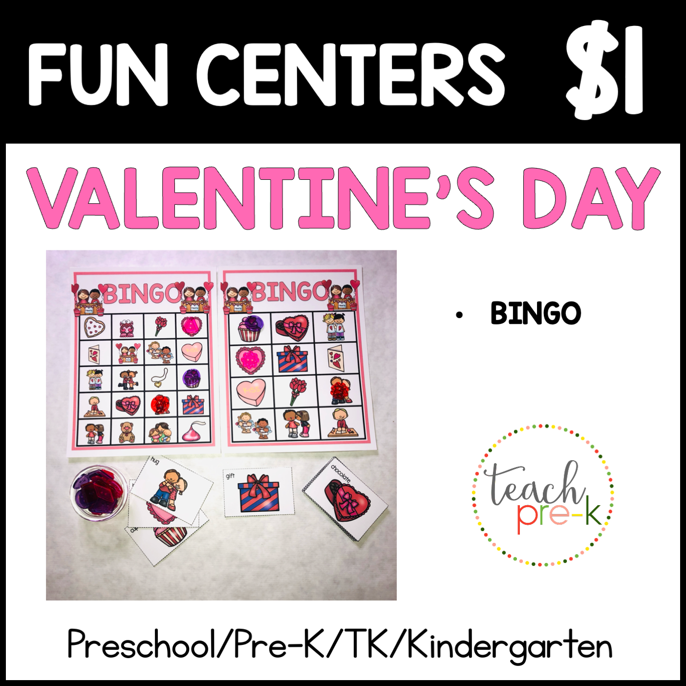 Valentine's Day Fun Centers/Valentine Bingo