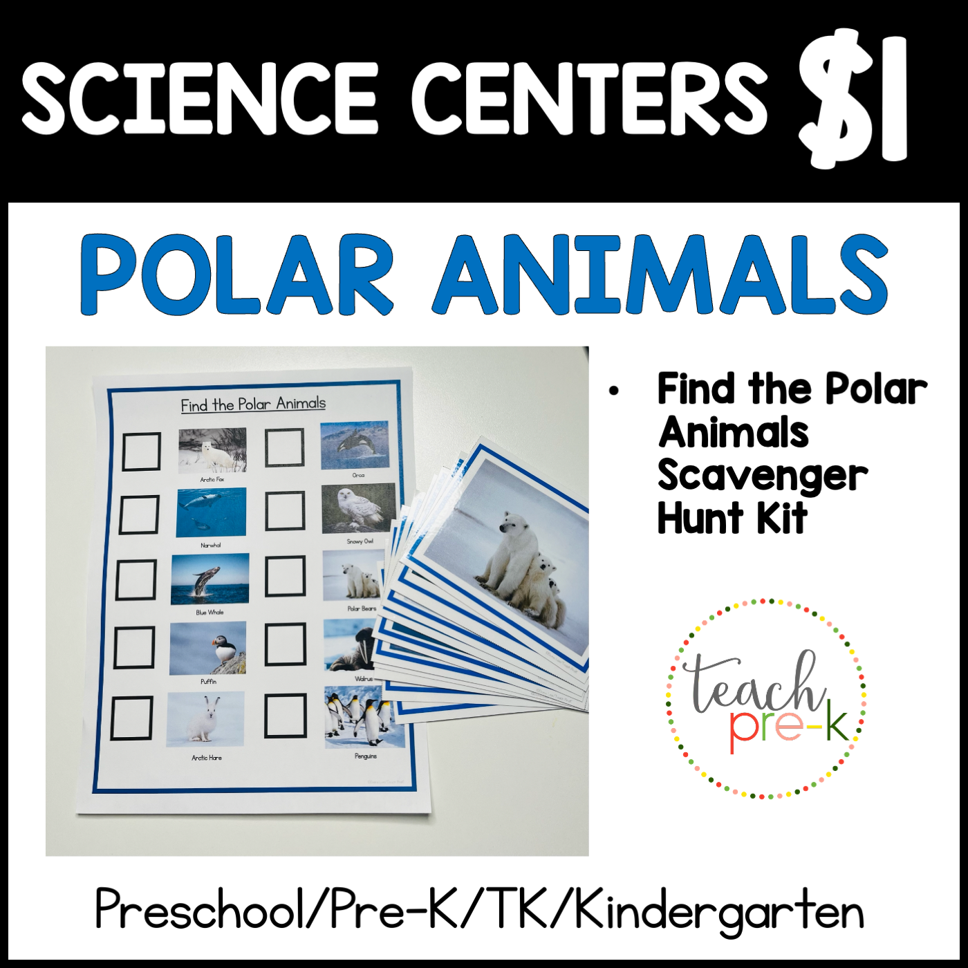 Polar Animals Science Center/Polar Animal Scavenger Hunt
