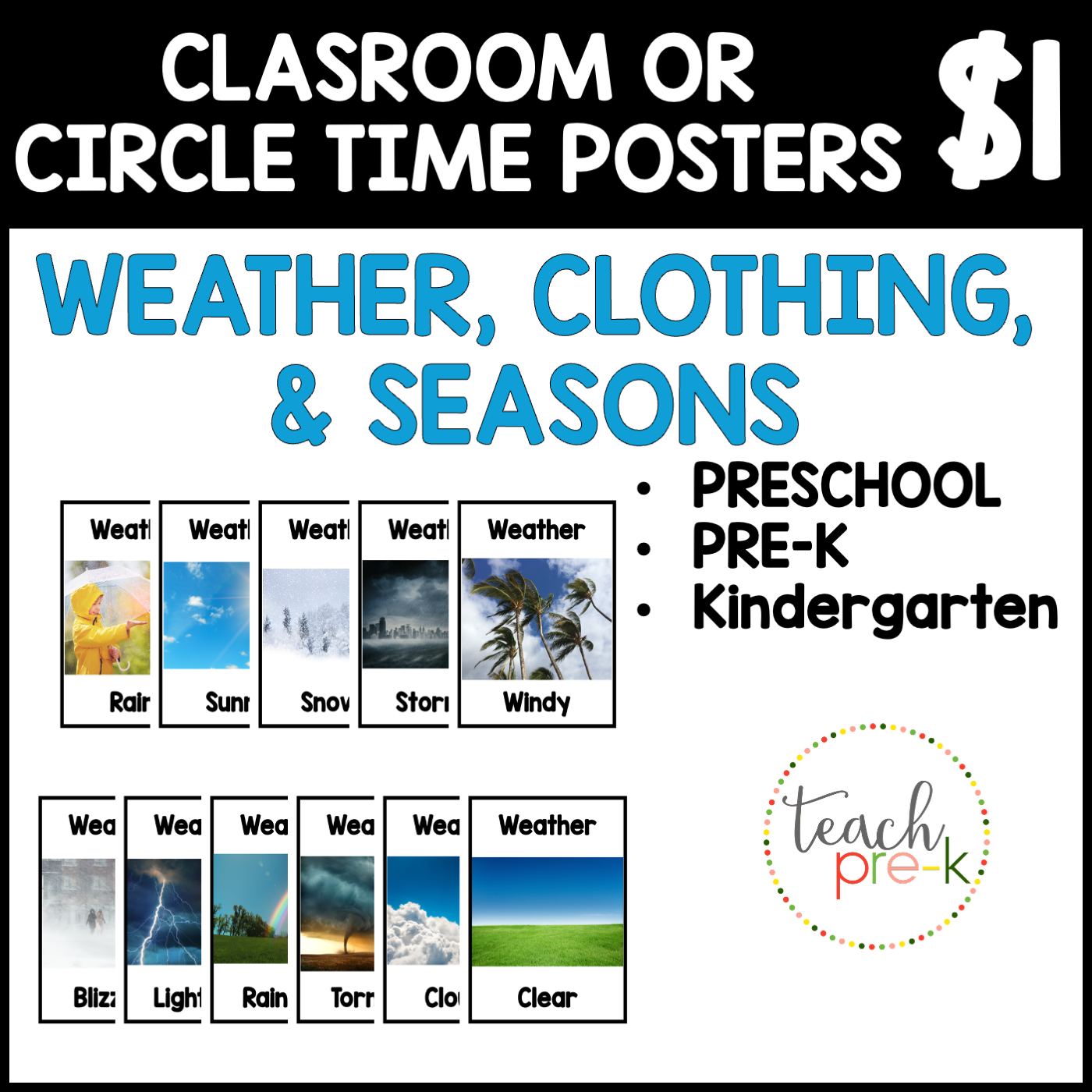 Weather Classroom Posters