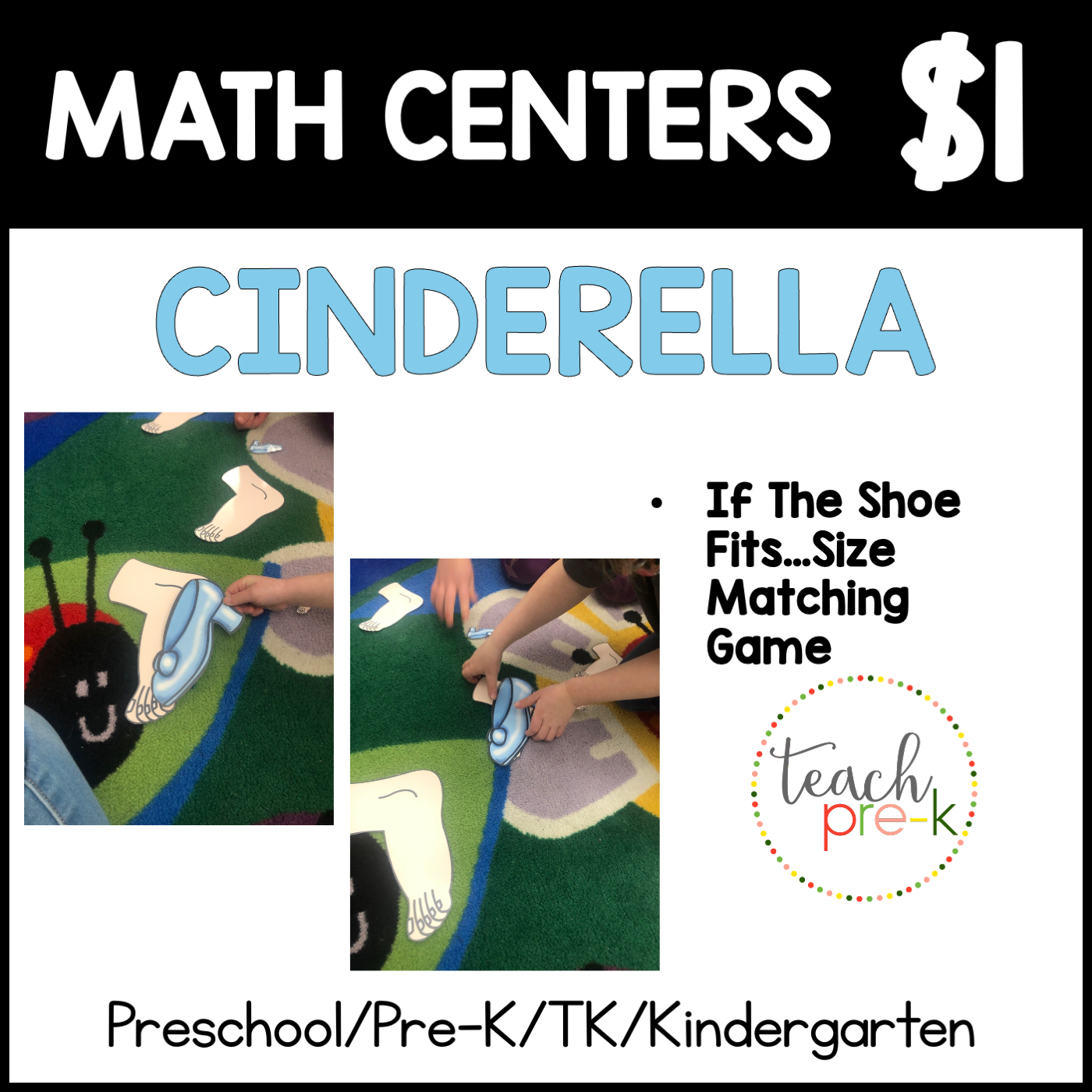 Cinderella Math Center/Does The Shoe Fit?