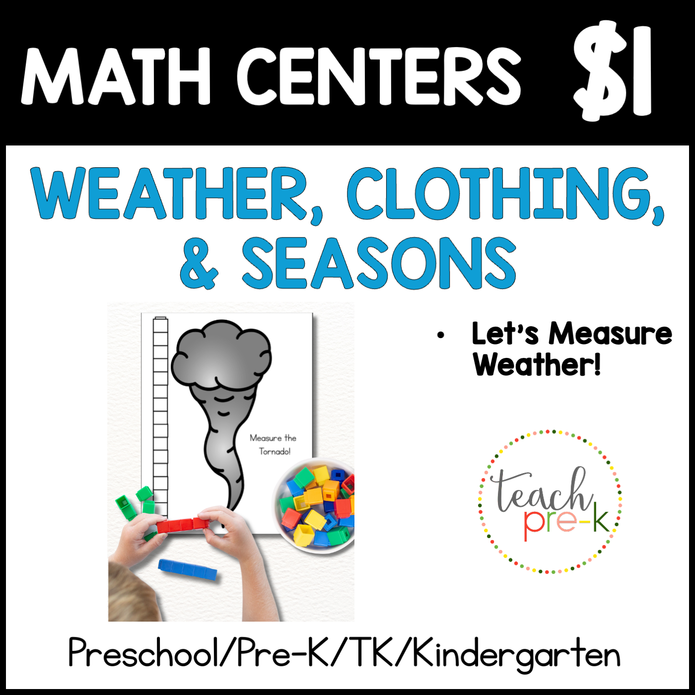 Weather Math Centers/Let's Measure the Weather