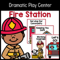 Fire Station Dramatic Play Set
