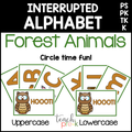 Forest Animals Interrupted Alphabet