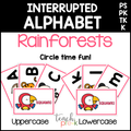 Rainforest Animals Interrupted Alphabet