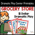 Grocery Store Dramatic Play Set