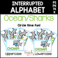 Ocean/Sharks Interrupted Alphabet