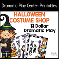 Halloween Costume Shop Dramatic Play Set