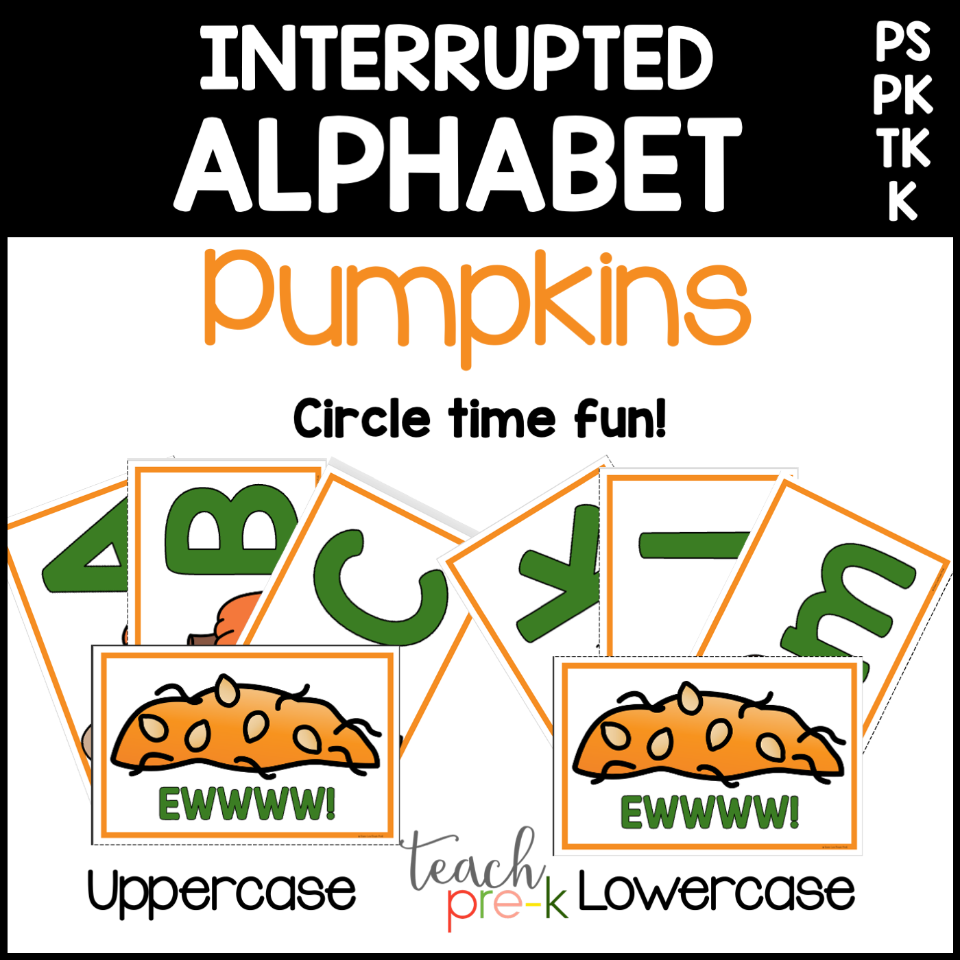 Pumpkins Interrupted Alphabet