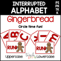 Gingerbread Interrupted Alphabet