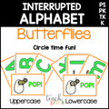 Butterflies Interrupted Alphabet