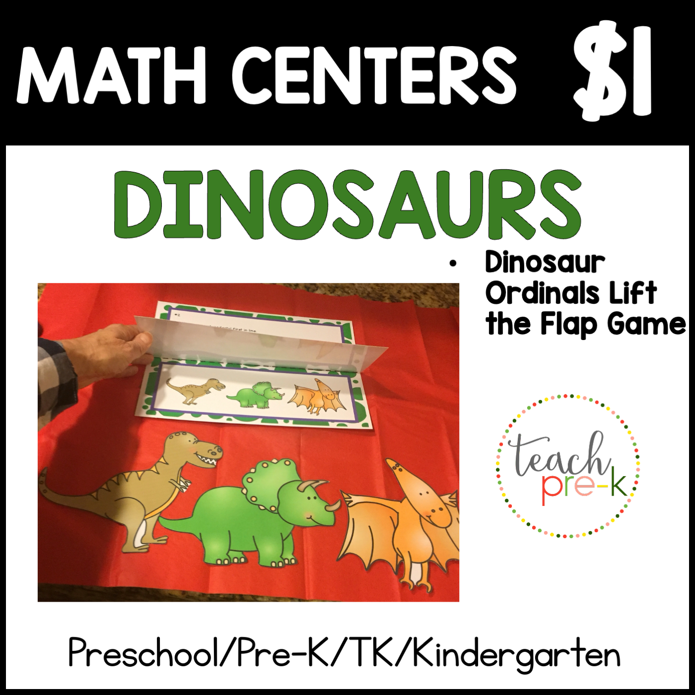 Dinosaur Math Centers/Dinosaur Ordinals