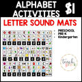 $1 Alphabet Resources: Letter Sounds Mats
