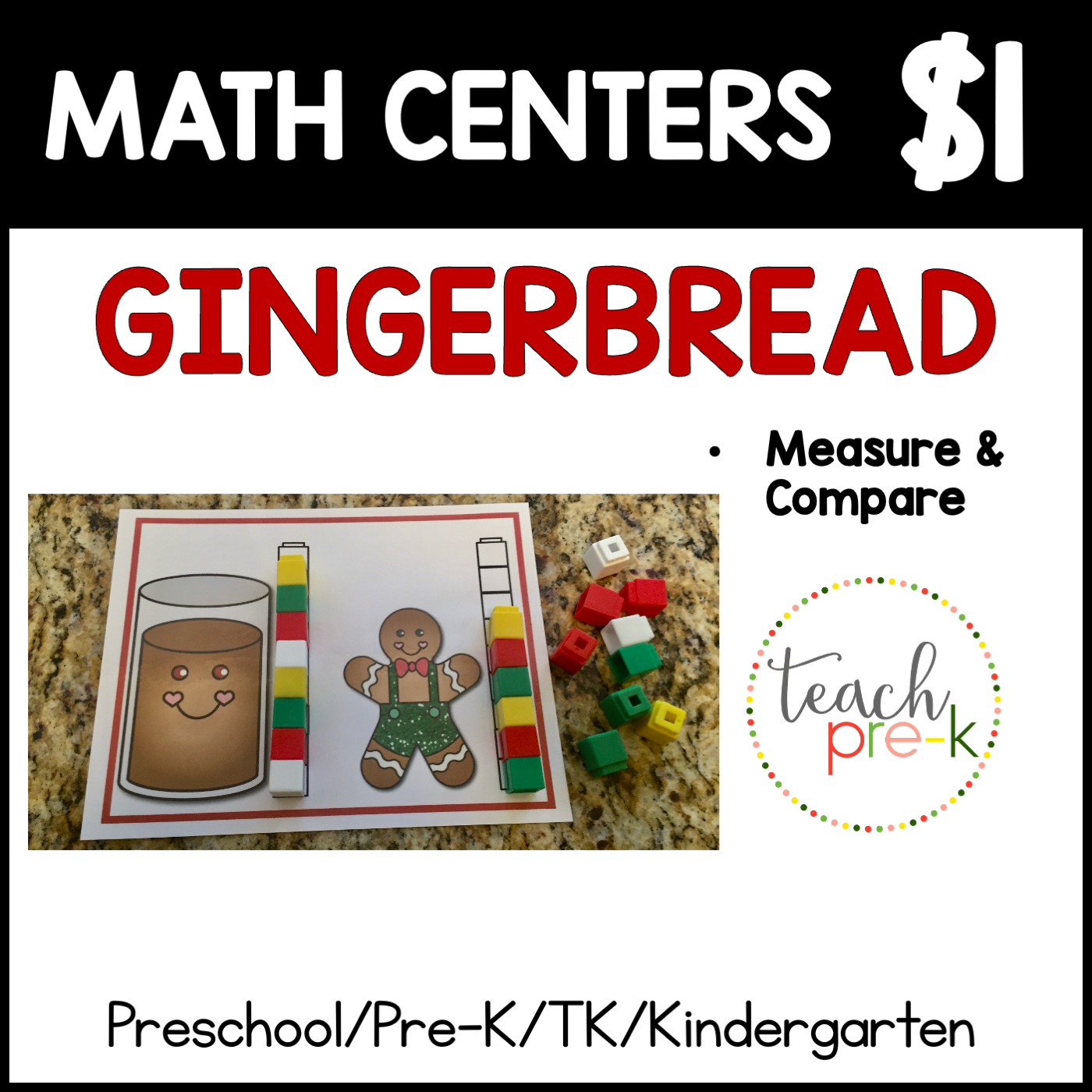 Gingerbread Math Centers/Measure & Compare