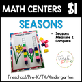 Seasons Math Centers/Measure & Compare