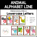 Animal Alphabet Line - Lowercase