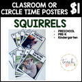 Forest Animals Poster Set/Squirrels