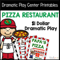 Pizza Restaurant Dramatic Play Set