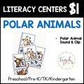 Polar Animals Literacy Center/Letter Sound Clip